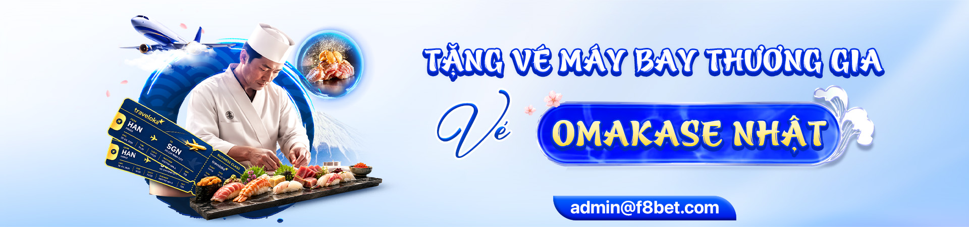 sự kiện vé máy bay tại f8bet